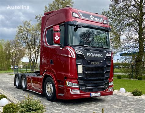 Ciągnik siodłowy Scania S z kabiną sypialną