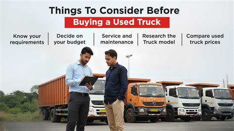 Checklist for buying a used truck tractor