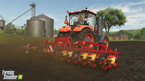 Ilustracja przedstawiająca kultywator pracujący na polu w Farming Simulator 19