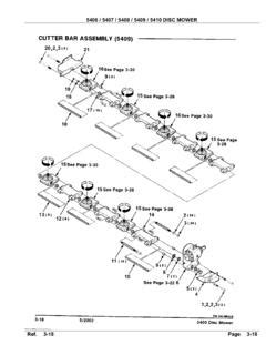 Diagram of MAX CUT cutter bar with highlighted components