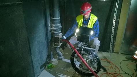 Schemat inspekcji kanalizacji kamerą