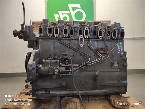 Schemat techniczny silnika MWM D226-6 stosowanego w ciągnikach Renault