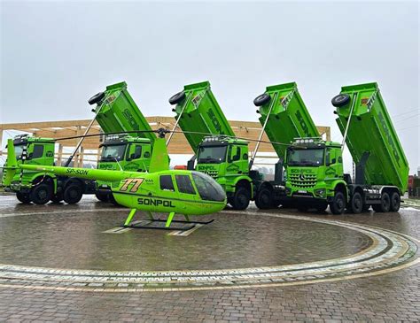 Flota demonstracyjnych wywrotek Scania w akcji