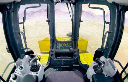 zdjęcie kabiny operatora Komatsu