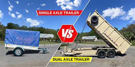 Infographic comparing single-axle and double-axle chassis for spreaders