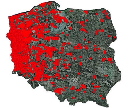 mapa występowania rysia rudego