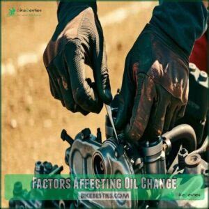 Infographics on factors affecting oil change frequency