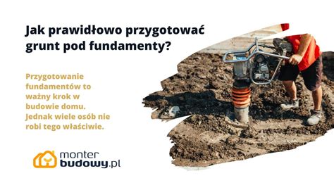 infografika przedstawiająca proces zagęszczania gruntu pod fundamenty