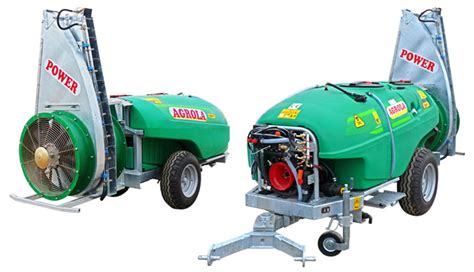 Zdjęcie przyczepianego opryskiwacza sadowniczego Agrola Power