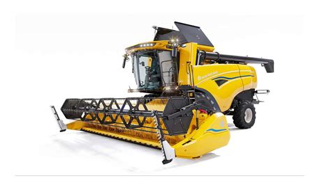 zdjęcie historycznego kombajnu dwurotorowego New Holland