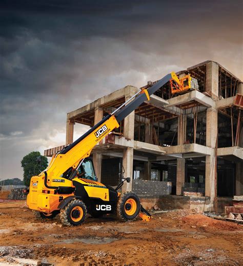 Thematic photo of a JCB telescopic handler working in a field
