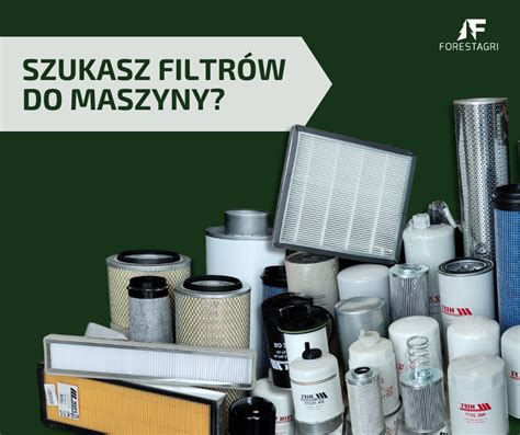 Zdjęcie różnych rodzajów filtrów do maszyn