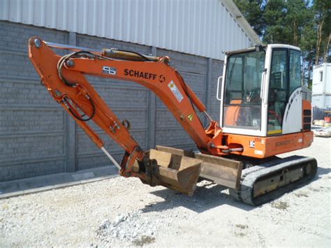 Thematic photo of Schaeff excavators and mini excavators