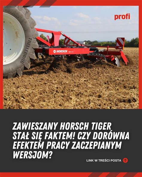 HORSCH Tiger 4 AS w pracy na polu