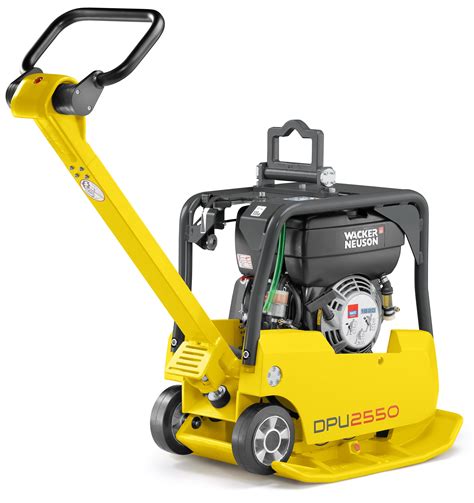 Schemat budowy zagęszczarki Wacker Neuson z zaznaczonymi kluczowymi elementami