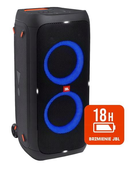 Zdjęcie przedstawiające głośnik przenośny JBL Charge 3 i JBL PartyBox 1000
