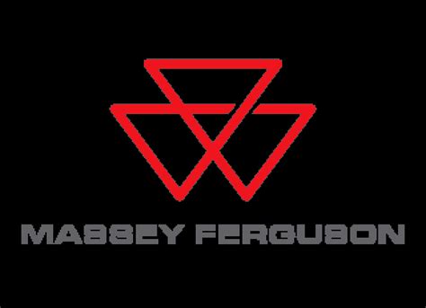 Logo marki Massey Ferguson przedstawiające trzy czerwone trójkąty