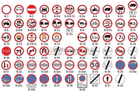 zdjęcie znaków drogowych zakazu wjazdu z określoną masą