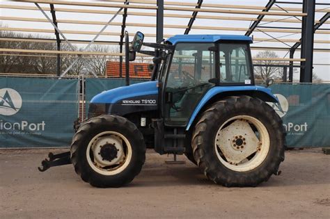 schemat wymiarów ciągnika New Holland TS100
