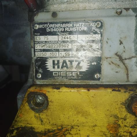Zdjęcie przedstawiające silnik HATZ 1B30
