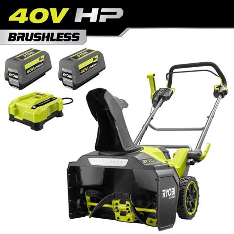 Photo of the Ryobi RY36STX53A-150 cordless snowblower