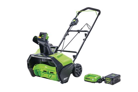 Photo of the GreenWorks GD40ST GR2600007 cordless snowblower