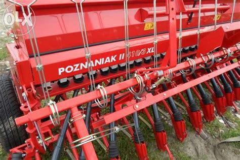 Schemat rozmieszczenia zębów wysiewających i szerokości pasów siewu w siewniku Köckerling Jockey