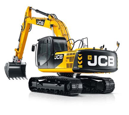 Widok wnętrza kabiny koparki JCB serii JS