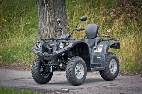 Schemat budowy quada Romet T3 500i 4x4 z zaznaczonymi kluczowymi podzespołami