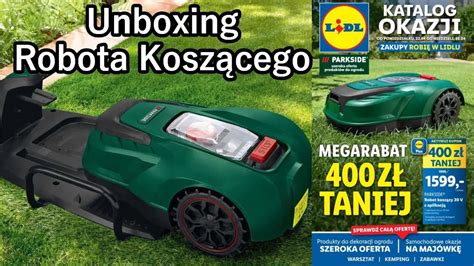 Schemat działania robota koszącego z bazową stacją ładującą
