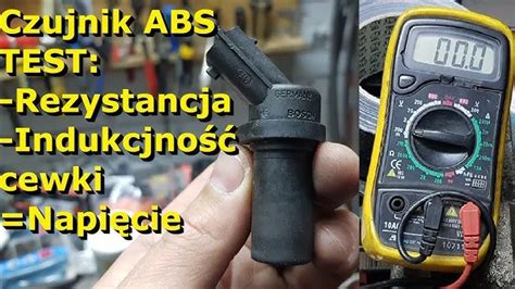 Schemat sprawdzania czujnika ABS multimetrem