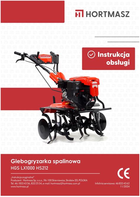 zdjęcie instrukcji obsługi glebogryzarki Viking