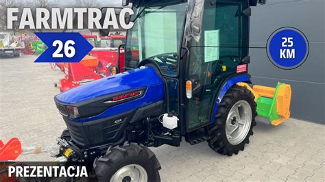 Galeria zdjęć ciągnika Farmtrac prezentująca różne ujęcia
