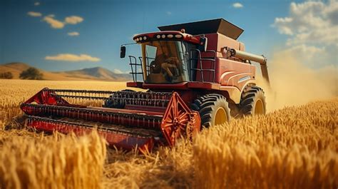 Kombajn zbierający zboże na polu w Farming Simulator 15