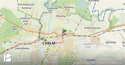 mapa regionu Chełm i Koza-Gotówka