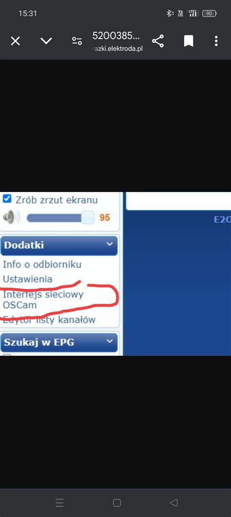 interfejs OLX.pl z zaznaczoną sekcją filtrów