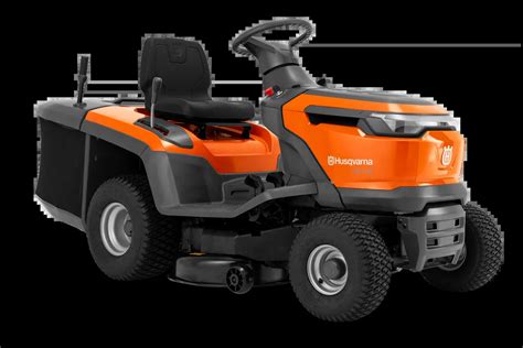 Schemat przedstawiający modułowość traktora Husqvarna TC 114 z możliwością podłączenia osprzętu
