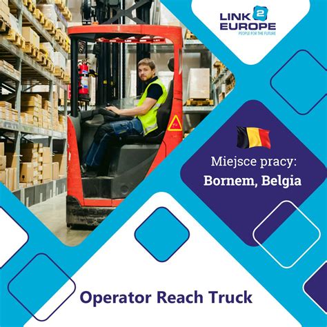 Operator wózka Reach Truck w kabinie