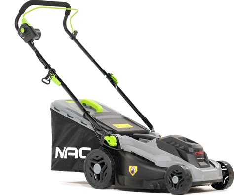 Photo of NAC LE16-E-38-PB-C electric lawnmower from different angles