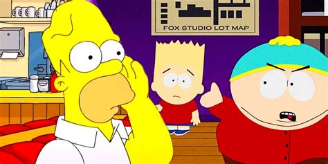 Porównanie stylów graficznych i postaci z Family Guy, The Simpsons i South Park