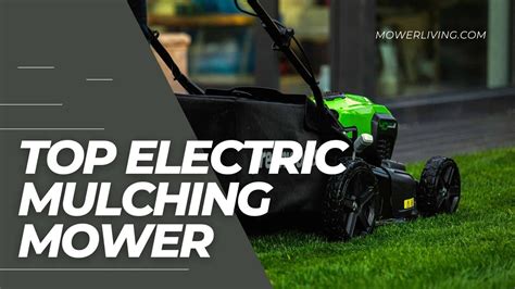 Thematic photo of a lawnmower with mulching function working on a lawn