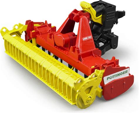 Cross-section diagram of the Pöttinger LION rotary harrow gearbox