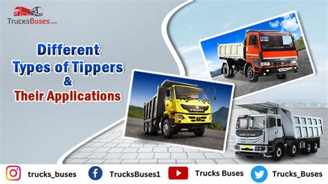 Infographic comparing tipper semi-trailer types and their ideal loads