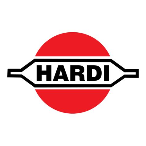 The Hardi logo and a modern Hardi sprayer in a field