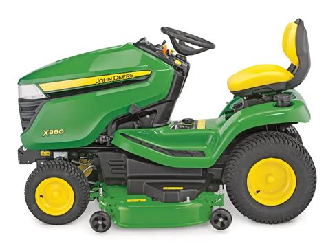 Agregat koszący Accel Deep 54 w traktorku John Deere X380