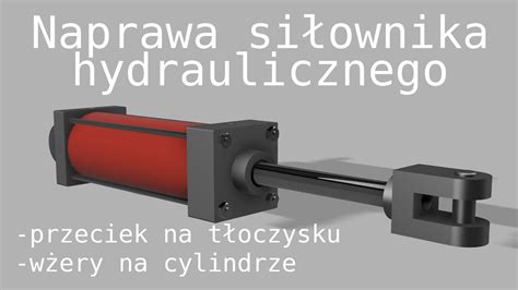 zdjęcie zregenerowanego siłownika hydraulicznego z etykietą potwierdzającą wykonane prace