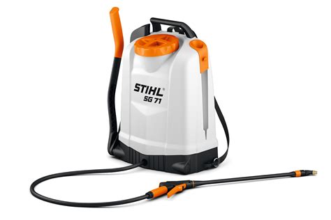 Szczegóły ergonomicznej budowy opryskiwacza STIHL SG 71