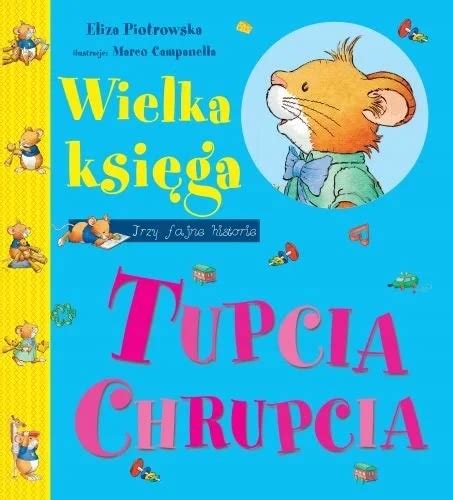 Ilustracja przedstawiająca myszkę Tupcia Chrupcia w przyjaznym otoczeniu