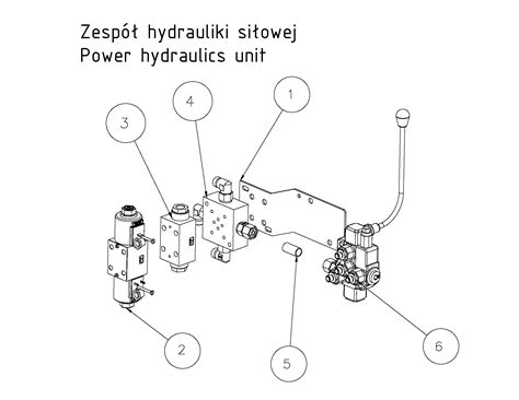 Ilustracja przedstawiająca działanie hydrauliki siłowej w ładowaczu czołowym