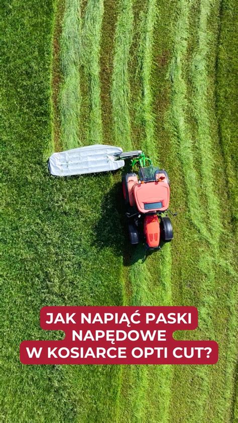 schemat regulacji naprężenia pasów w kosiarce dyskowej